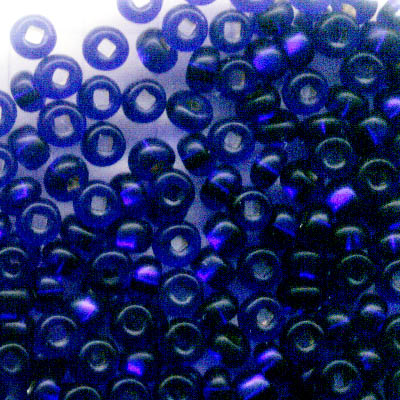 Czech Seed Beads - 6/0 - Silver Lined Royal Blue Matte (500g)