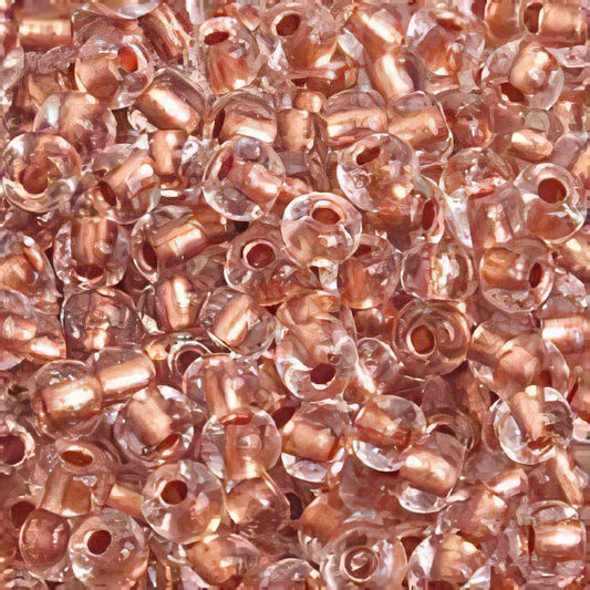 Czech Seed Beads - 6/0 - Crystal Copperlined (500g)