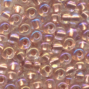 Czech Seed Beads - 6/0 - Crystal AB Copperlined (500g)