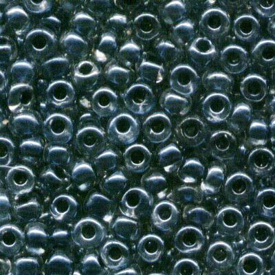 Czech Seed Beads - 6/0 - Crystal Colour-lined Grey (500g)