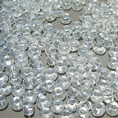 Czech Seed Beads - 6/0 - Transparent Lustre Crystal (20g)