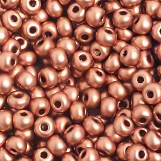 Czech Seed Beads - 6/0 - Metallic Light Copper (500g)