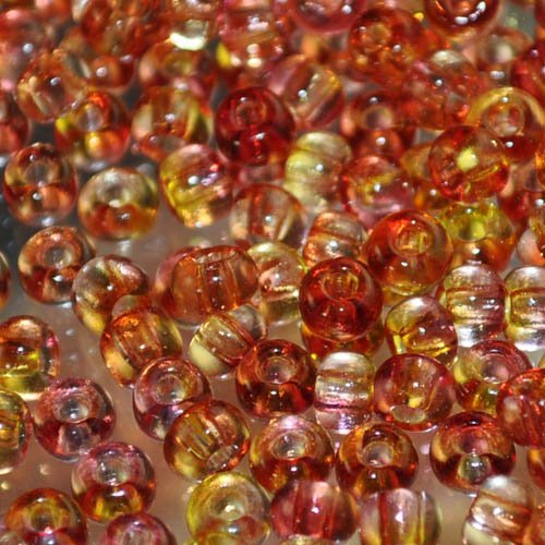 Czech Seed Beads - 6/0 - Flame Mix (500g)