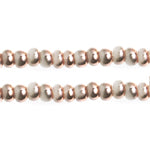 Czech Seed Beads - 6/0 - Alabaster Capri Gold Half Coat (100g)