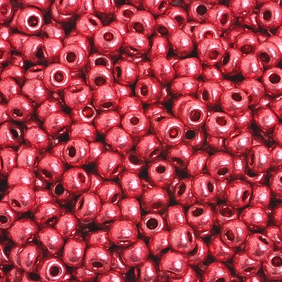 Czech Seed Beads - 6/0 - Metallic Red (500g)