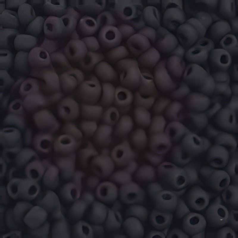 Czech Seed Beads - 6/0 - Opaque Black Matte (500g)