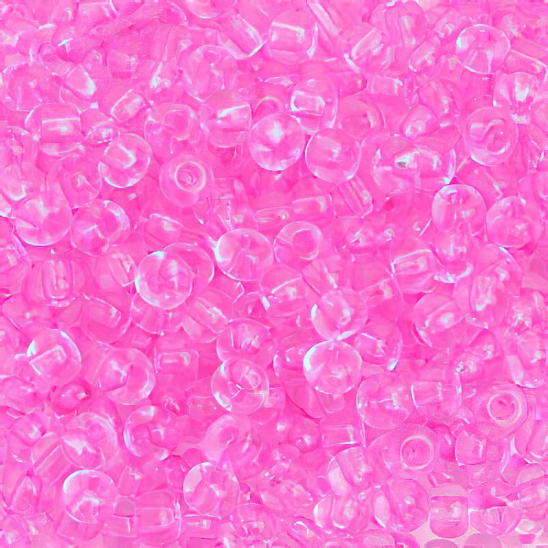 Czech Seed Beads - 6/0 - Crystal Fuchsia [Solgel] (20g)