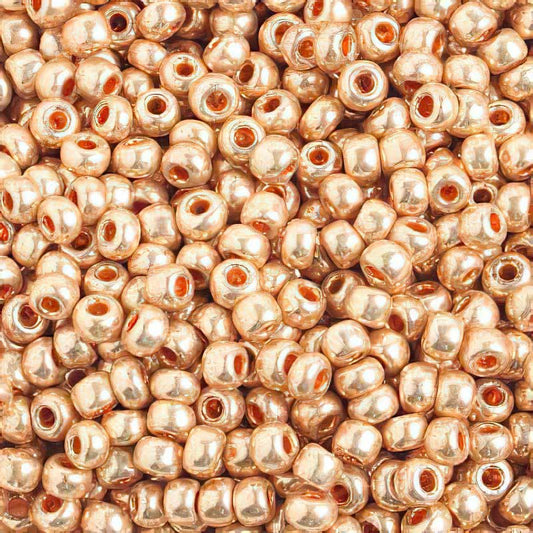 Czech Seed Beads - 6/0 - Gold Metallic [Solgel] (20g)