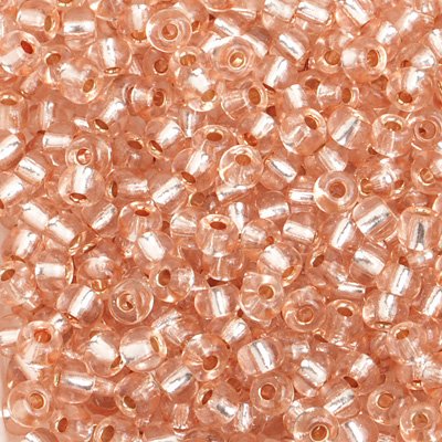 Czech Seed Beads - 6/0 - Silver Lined Light Pink Solgel (500g)