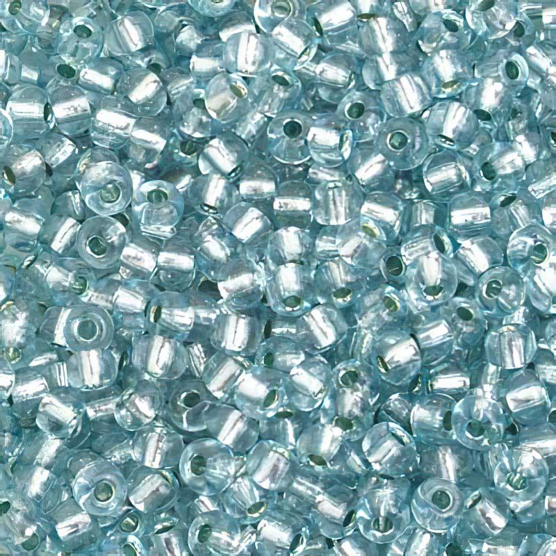 Czech Seed Beads - 6/0 - Silver Lined Light Blue [Solgel] (500g)