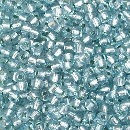 Czech Seed Beads - 6/0 - Silver Lined Light Blue [Solgel] (500g)
