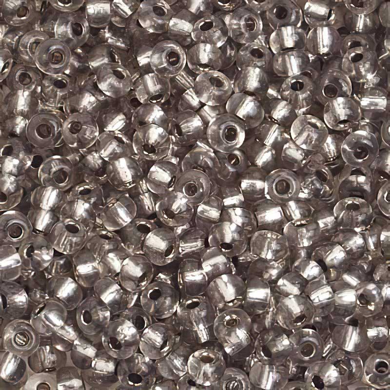Czech Seed Beads - 6/0 - Silver Lined Light Grey [Solgel] (500g)