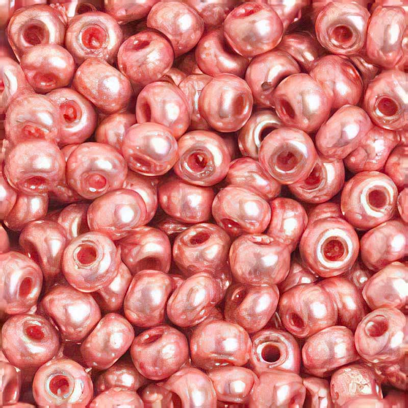 Czech Seed Beads - 6/0 - Metallic Pink [Solgel] (20g)