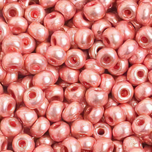 Czech Seed Beads - 6/0 - Metallic Pink [Solgel] (20g)
