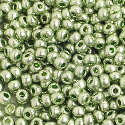 Czech Seed Beads - 6/0 - Metallic Light Olive Solgel (500g)