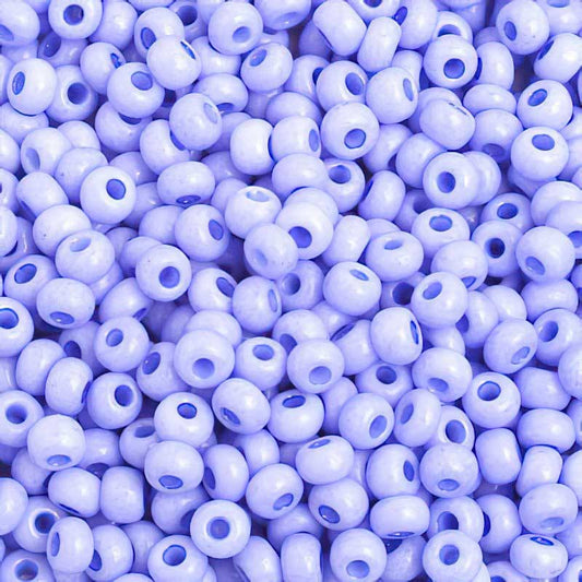 Czech Seed Beads - 6/0 - Chalk Light Violet Solgel (500g)