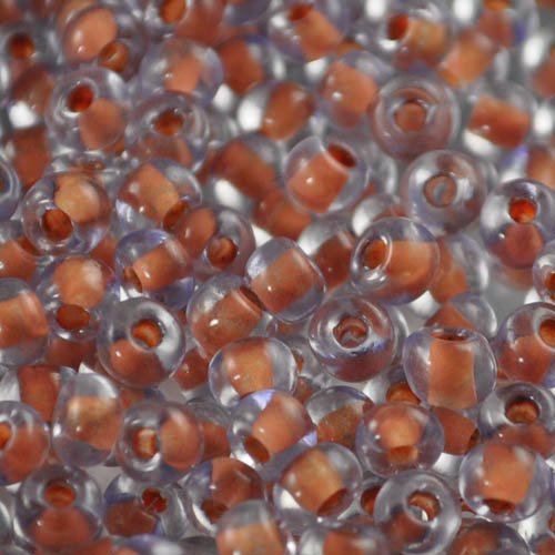 Czech Seed Beads - 6/0 - Colour Lined Blue/Light Brown [Terra] (500g)