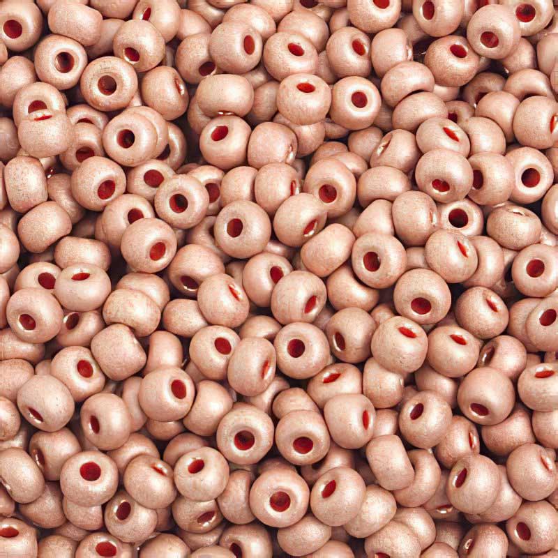Czech Seed Beads - 6/0 - Matte Metallic Beige [Terra] (500g)