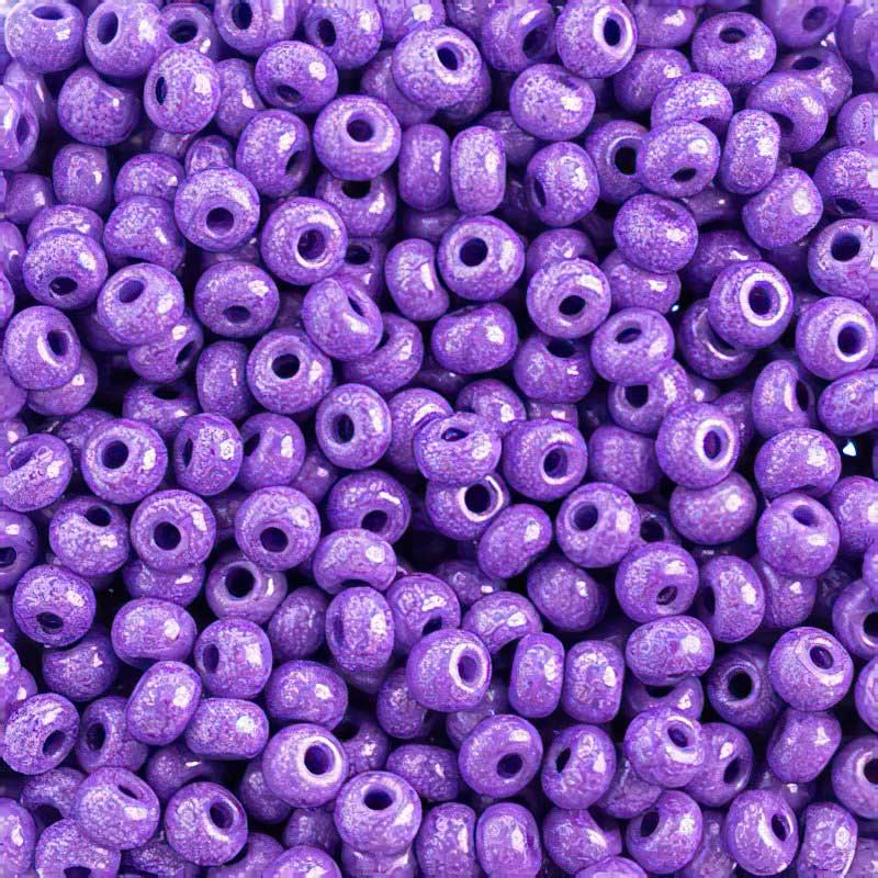 Czech Seed Beads - 6/0 - Opaque Purple Parrot [Terra] (500g)