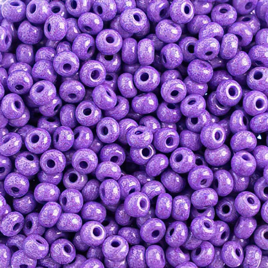 Czech Seed Beads - 6/0 - Opaque Purple Parrot [Terra] (500g)