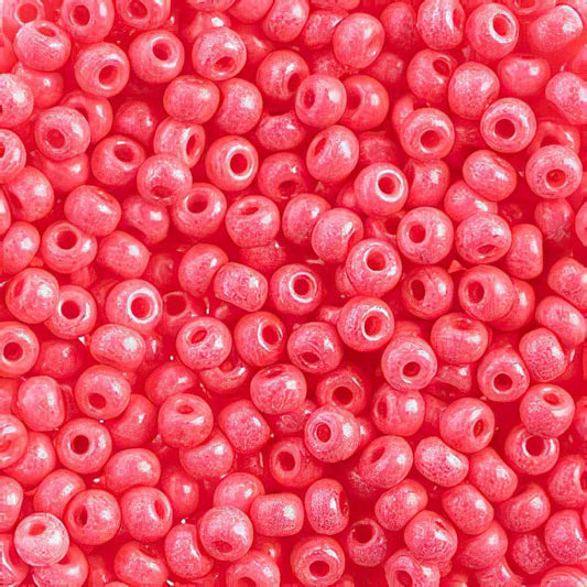Czech Seed Beads - 6/0 - Raspberry Roe [Terra] (20g)