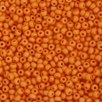 Czech Seed Beads - 6/0 - Matte Lustre Orange [Terra] (500g)