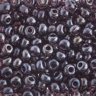 Czech Seed Beads - 6/0 - Transparent Amethyst Lustre (500g)