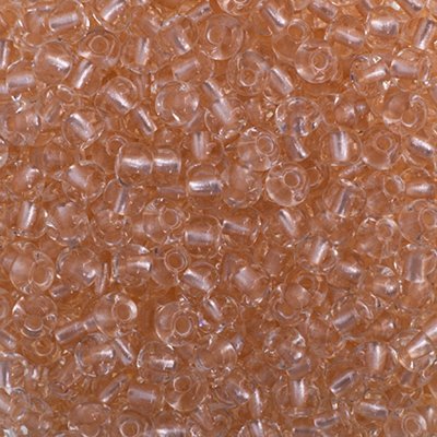 Czech Seed Beads - 6/0 - Crystal Light Peach Terra Pearl Lined (500g)