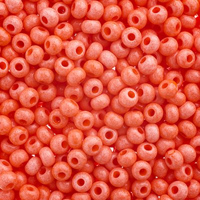 Czech Seed Beads - 6/0 - Salmon Solgel (500g)