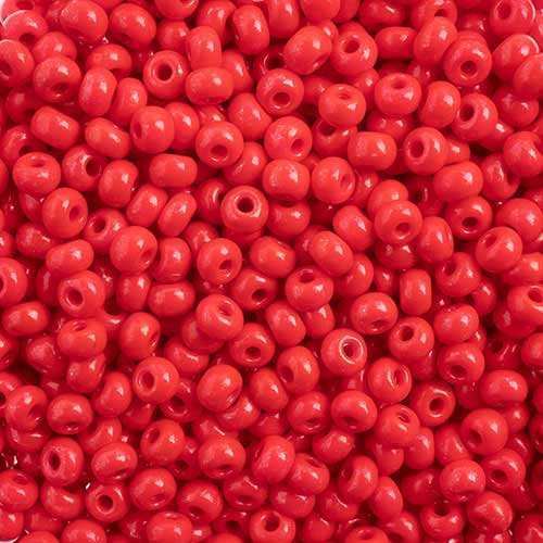 Czech Seed Beads - 6/0 - Terra Intensive Red  (500g)