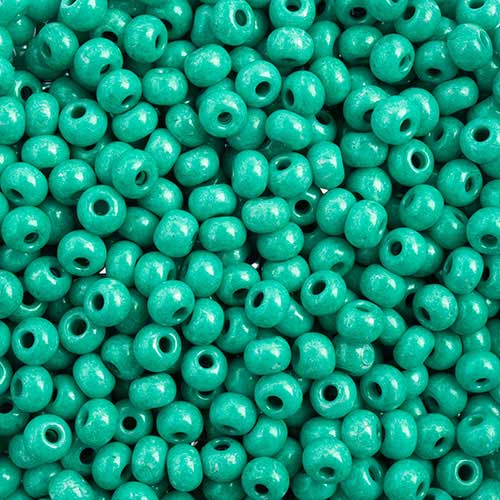 Czech Seed Beads - 6/0 - Terra Intensive Dark Green  (500g)