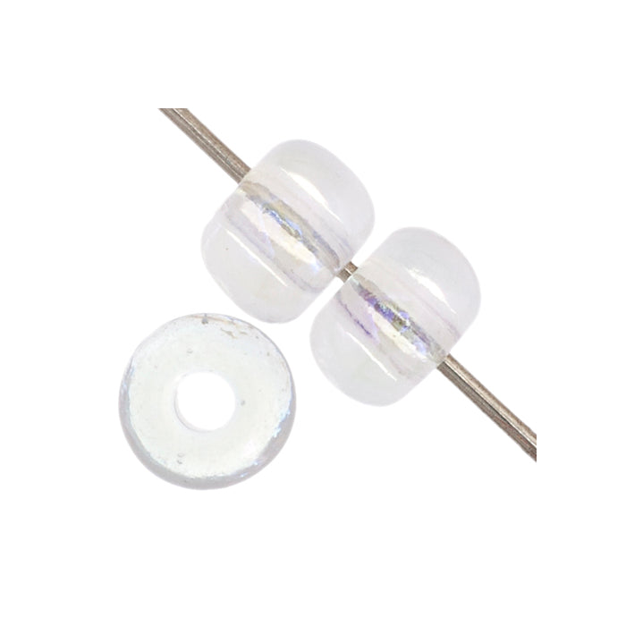 Czech - 4/0 Seed Beads - Crystal AB (500g)