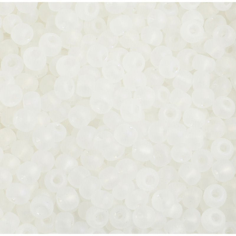 Czech - 4/0 Seed Beads - Crystal Rainbow Matte (500g)