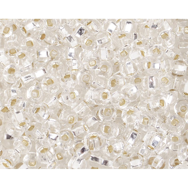 Czech - 4/0 Seed Beads - Silver Lined Crystal (500g)