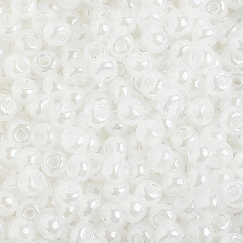 Czech - 4/0 Seed Beads - Opaque Pearl White (500g)