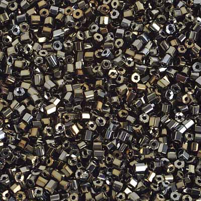 Czech - 10/0 2-cut Seed Beads - Opaque Brown AB (500g)