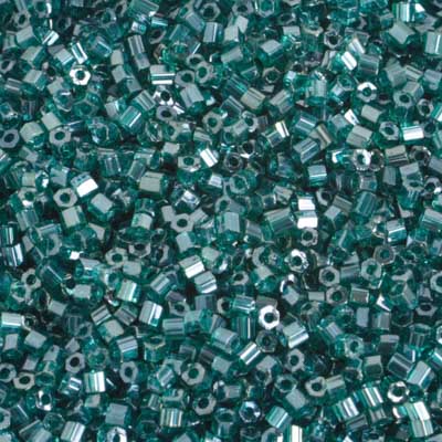 Czech - 10/0 2-cut Seed Beads - Teal Green Luster (500g)