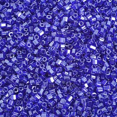 Czech - 10/0 2-cut Seed Beads - Dark Blue Luster (500g)