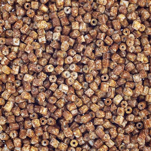 Czech - 10/0 2-cut Seed Beads - Travertine (500g)