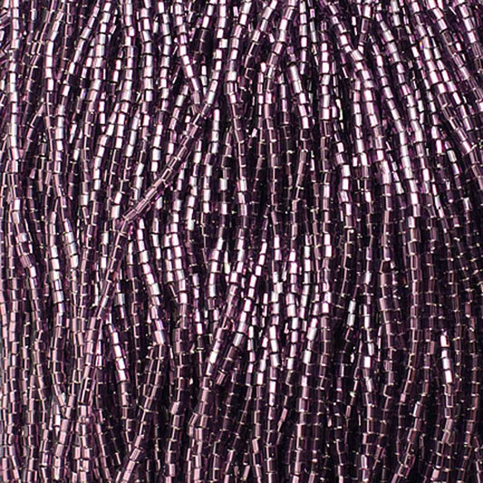 Czech - 10/0 2-cut Seed Beads - Silver Lined Purple (500g)