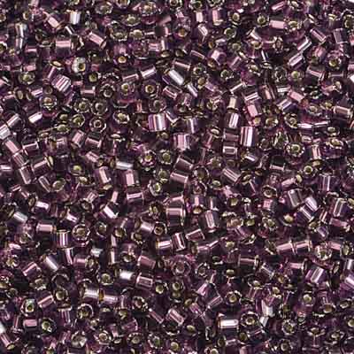 Czech - 10/0 2-cut Seed Beads - Silver Lined Purple (500g)
