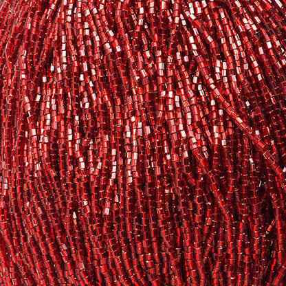 Czech Cut Seedbeads - 10/0 - Silver Lined Red (hank)