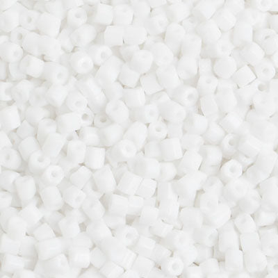 Czech - 10/0 Seed Beads - Chalk White (500g Strung)