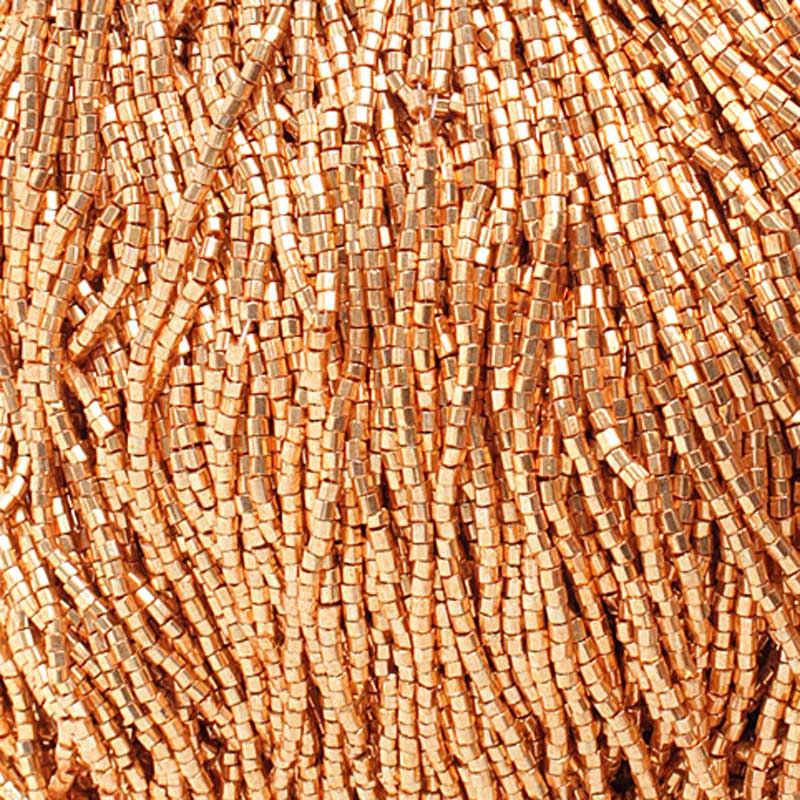 Czech - 10/0 2-cut Seed Beads - Metallic Gold (500g)