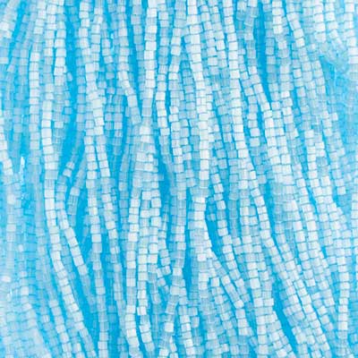 Czech - 10/0 2-cut Seed Beads - Dyed Satin Blue [Solgel] (500g)