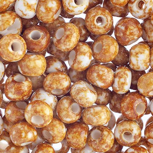 Czech - 32/0 Seed bead - Travertine (250g)