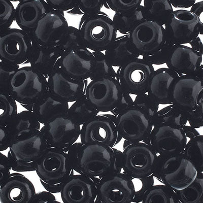 Czech - 32/0 Seed bead - Opaque Black (250g)
