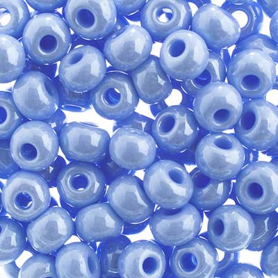 Czech - 32/0 Seed bead - Opaque Powder Blue sfinx (250g)