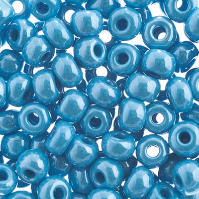 Czech - 32/0 Seed bead - Opaque Light Blue sfinx (250g)