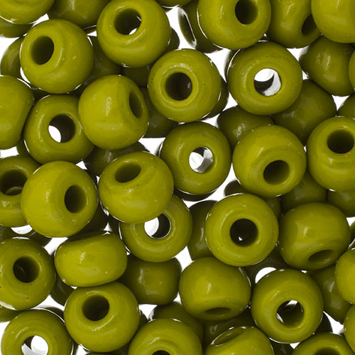 Czech - 32/0 Seed bead - Opaque Olive (250g)